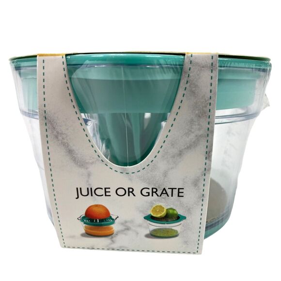4-Piece Manual Juicer & Grater set Juice, Strain, Zest, Separates, Measures NEW - Picture 5 of 14
